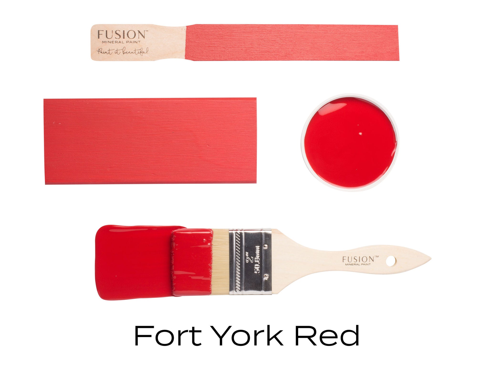 Fusion Mineral Paint Fort York Red