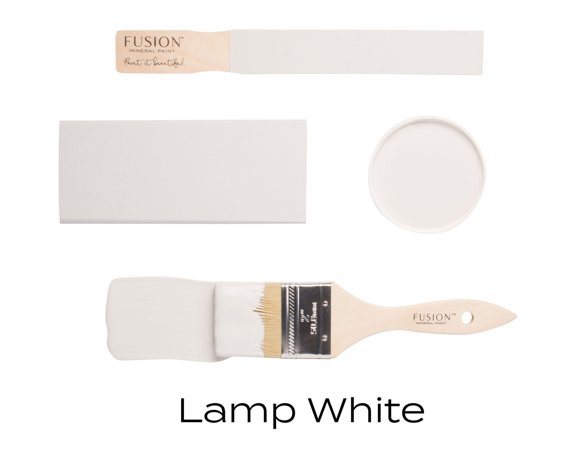 Fusion Mineral Paint Lamp White