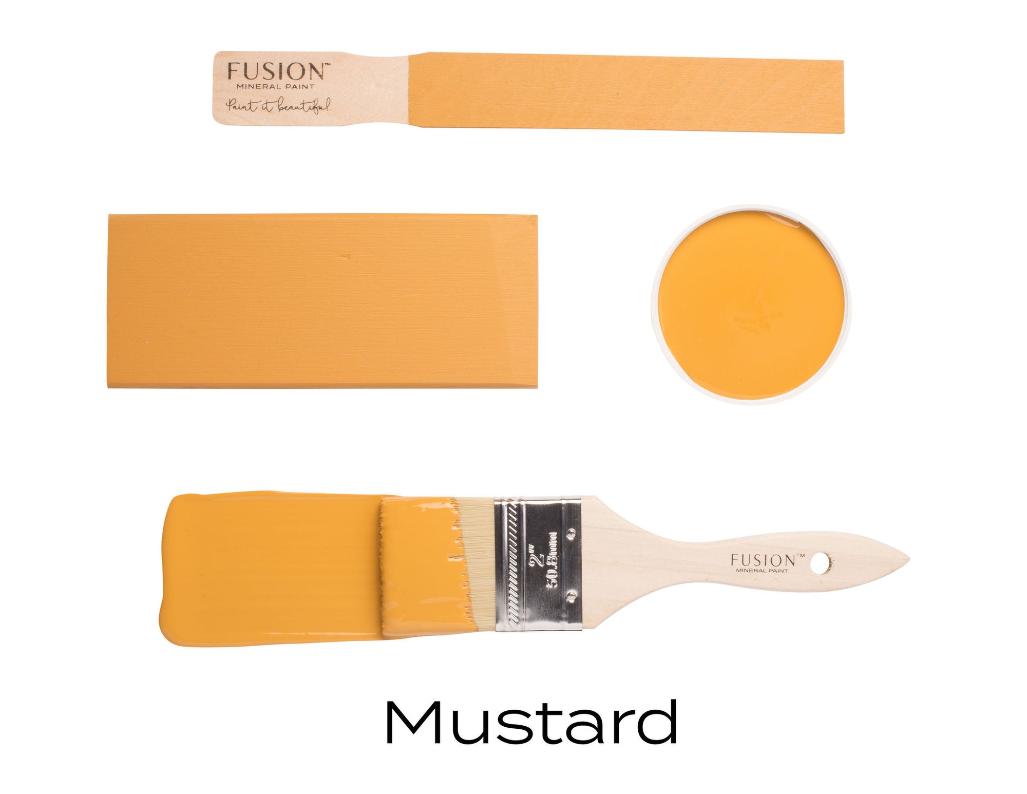 Fusion Mineral Paint Mustard