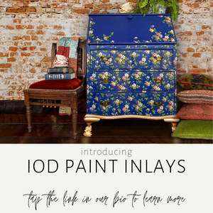 IOD Rose Chintz Paint Inlay