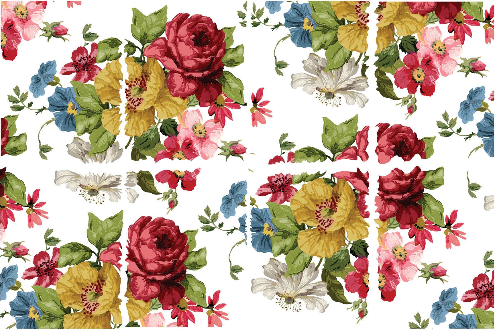 IOD Transfer Wall Flower 12x16