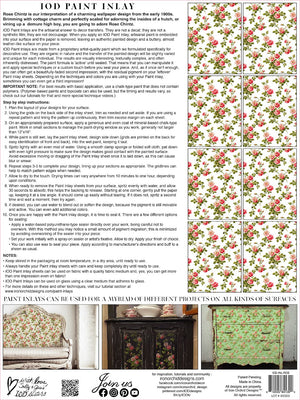 IOD Rose Chintz Paint Inlay