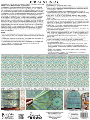 IOD Morocco Paint Inlay